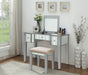 Joyce Silver Vanity w/ Stool image