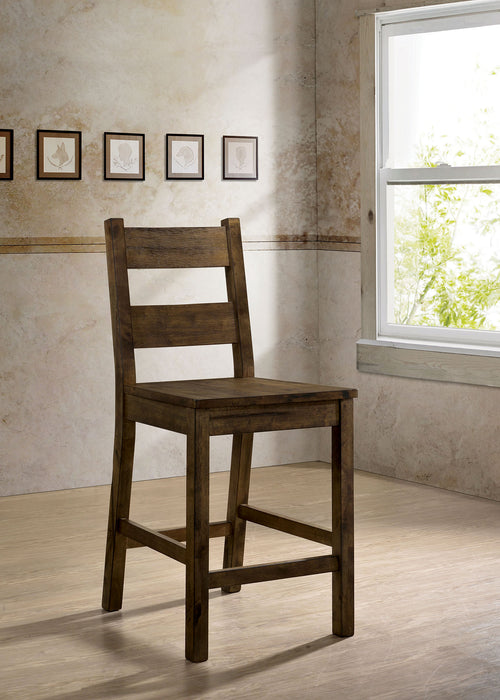 Kristen Ii Rustic Oak Counter Ht. Side Chair (2/CTN) image