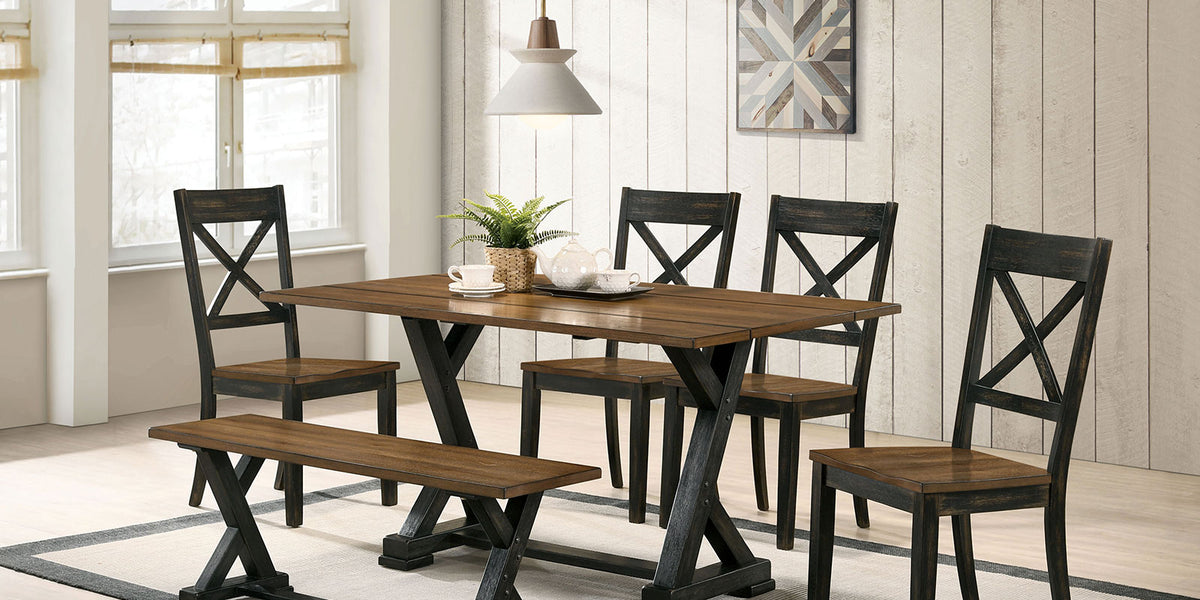 YENSLEY Dining Table w/ 2 x 9