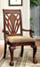 PETERSBURG I Cherry Arm Chair (2/CTN) image