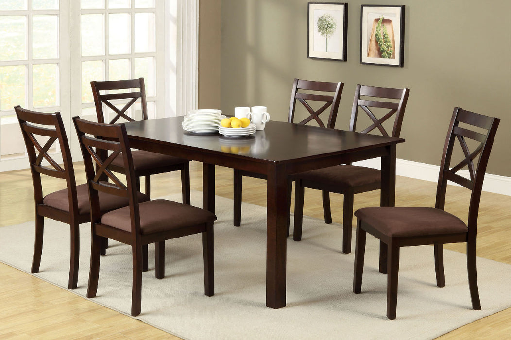 Weston II Espresso 7 Pc. Dining Table Set image