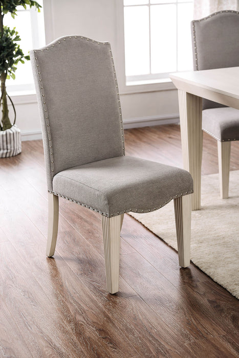 Daniella Gray/Antique White Side Chair (2/CTN) image