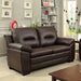 PARMA Brown Love Seat, Brown image