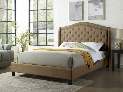 CARLY Queen Bed, Brown image