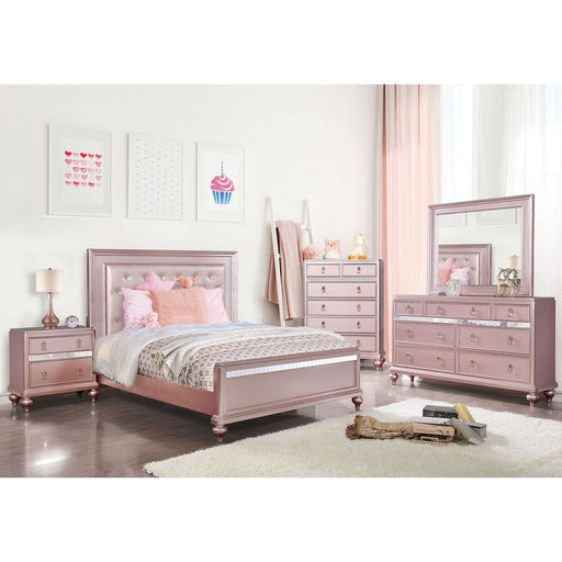 Ariston Rose Pink 4 Pc. Twin Bedroom Set image