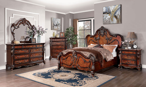 ROSEWOOD Queen Bed + 1NS + Dresser + Mirror + Chest image