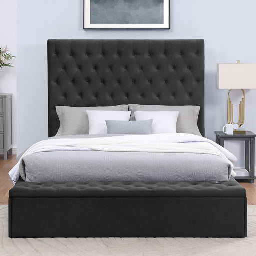 ATHENELLE E.King Bed, Dark Gray image
