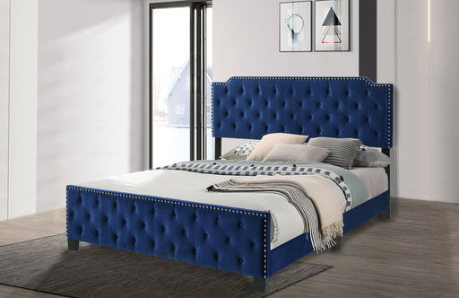 CHARLIZE E.King Bed, Navy image