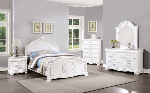 ALECIA Twin Bed, White image