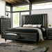 Demetria Metallic Gray Queen Bed image