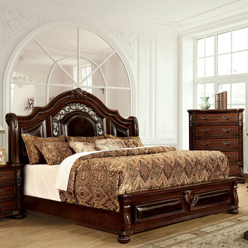 Flandreau Brown Cherry/Espresso E.King Bed image
