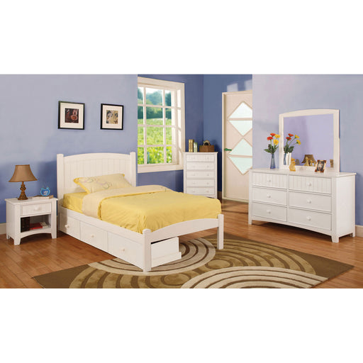 Caren White 4 Pc. Full Bedroom Set image