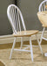 Country Two Tone Natural Wood Dining Chair image