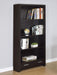 Skylar Contemporary Cappuccino Bookcase image