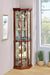 Traditional Medium Brown Curio Cabinet image