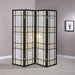 Transitional Black Folding Screen image
