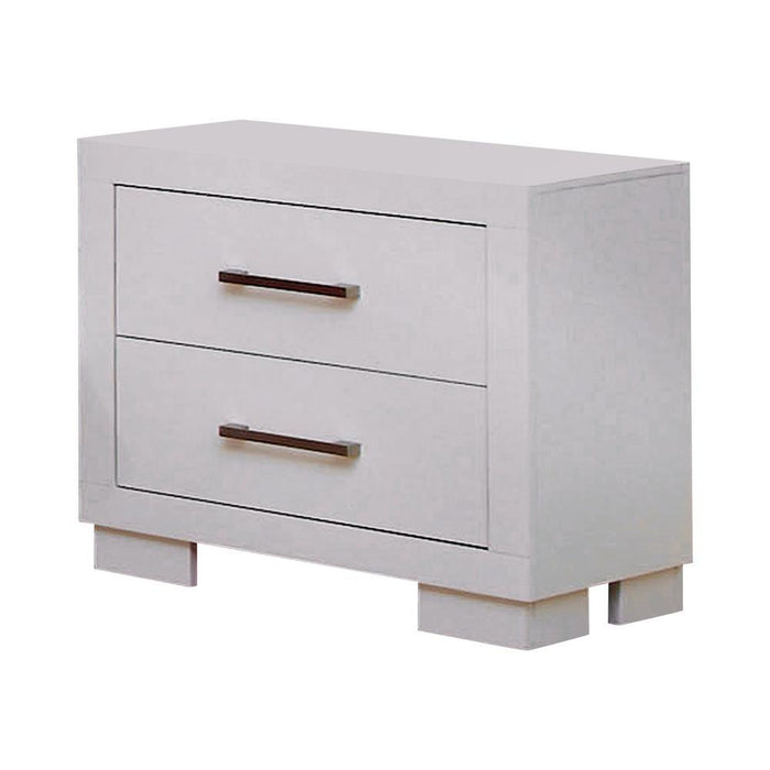 Jessica Contemporary Two Drawer Nightstand image