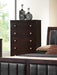 Carlton Cappuccino Five Drawer Chest image