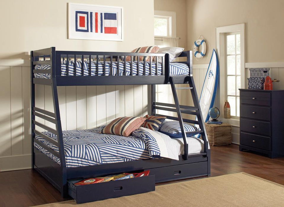 Ashton Navy Twin over Full Bunk Bed image