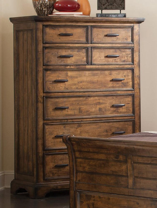 Elk Grove Rustic Eight Drawer Chest image