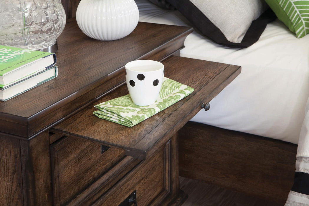 Franco Two Drawer Nightstand With Tray image