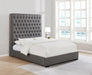 Camille Grey Upholstered Queen Bed image