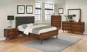 Robyn Mid Century Modern Dark Walnut Eastern King Bed image