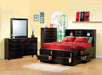Phoenix Queen Bookcase Bed image