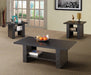 G700345 Contemporary Black Oak Three Piece Table Set image