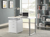 G800325 Contemporary White Writing Desk image