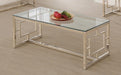 G703738 Occasional Contemporary Nickel Coffee Table image