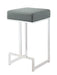 G105252 Contemporary Chrome and Grey Counter Height Stool image