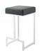 G105253 Contemporary Chrome and Black Counter Height Stool image