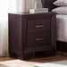 Fenbrook Dark Cocoa Two Drawer Nightstand image