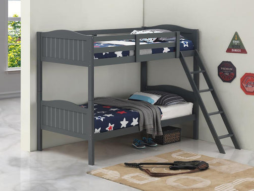 405053GRY TWIN/TWIN BUNK BED image