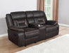 651355 GLIDER LOVESEAT W/ CONSOLE image