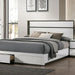BIRSFELDEN Queen Bed w/ Drawers, White image