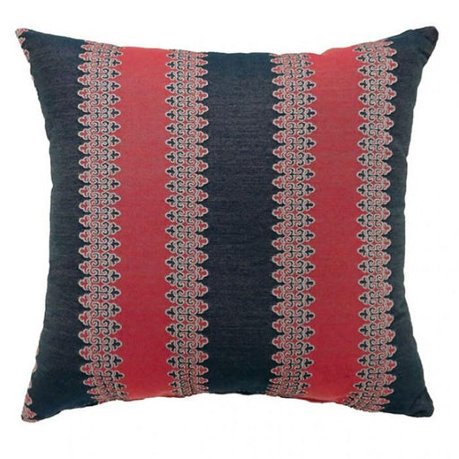 LARA 18" X 18" Pillow, Red & Blue (2/CTN) image
