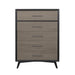 Homelegance Raku 5 Drawer Chest in Gray 1711-9 image