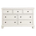 Homelegance Laurelin 7 Drawer Dresser in White 1714W-5 image