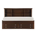 Homelegance Furniture Meghan Twin Lounge Storage Bed in Espresso image