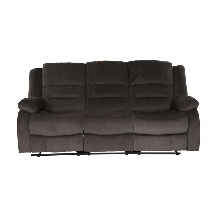 Homelegance Furniture Jarita Double Reclining Sofa in Chocolate image