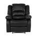 Homelegance Furniture Jarita Reclining Chair in Black image
