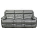 Homelegance Furniture Lambent Double Reclining Sofa in Gray image