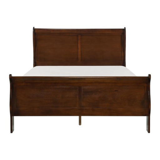 Homelegance Mayville Queen Sleigh Bed in Brown Cherry 2147-1 image