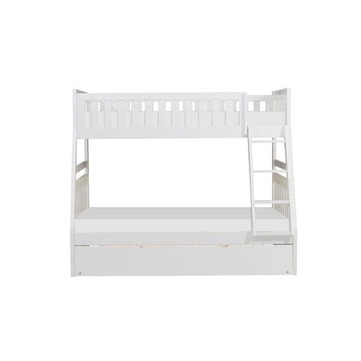 Homelegance Galen Twin/Full Bunk Bed w/ Storage Boxes in White B2053TFW-1*T image