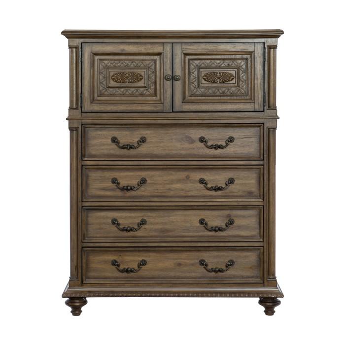 Homelegance Furniture Rachelle 4 Drawer Chest in Weathered Pecan 1693-9 image
