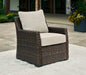 Brook Ranch Outdoor Lounge Chair with Cushion image